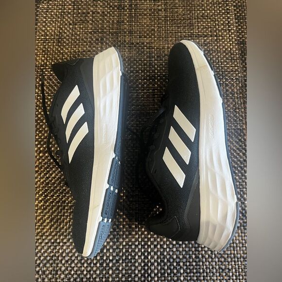 Adidas Start Your Run Black Sneakers Size 8 Comfy - Picture 7 of 8